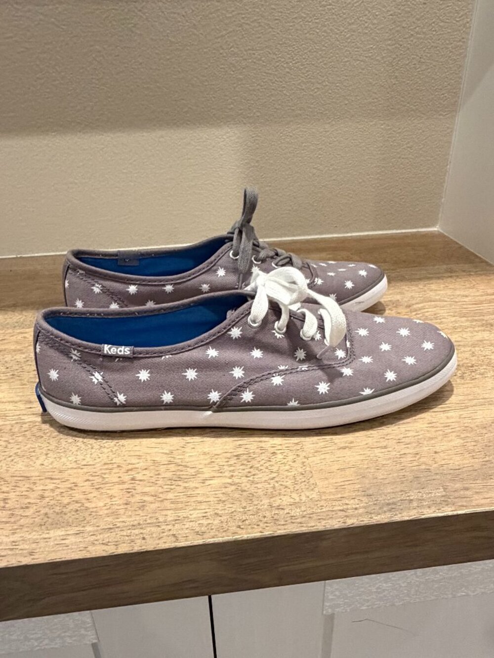 Keds Champion Gray & White Starburst Sneakers | Size 7 | Like New - Picture 11 of 11